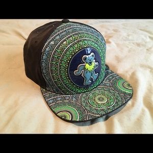 Glow in the Dark Grateful Dead Custom Painted Hat